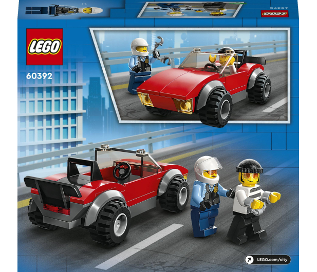 LEGO City 60392 Motocykl policyjny – pościg za samochodem - 1091248 - zdjęcie 10